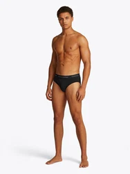 Tommy Hilfiger Underwear Slip 3P BRIEF DTM mit Logo-Elastikbund Schwarz
