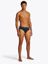 Tommy Hilfiger Underwear Slip 3P BRIEF DTM mit Logo-Elastikbund Dunkelblau