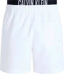 Calvin Klein Swimwear Badeshorts MEDIUM DOUBLE WB Creme/Weiß/Hellblau