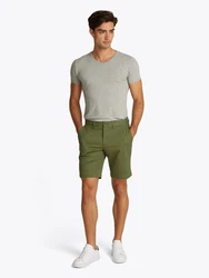 Tommy Hilfiger Shorts 'Brooklyn 1985' Dunkelgrün/Khaki/Grün