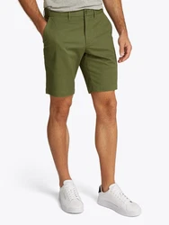 Tommy Hilfiger Shorts 'Brooklyn 1985' Dunkelgrün/Khaki/Grün