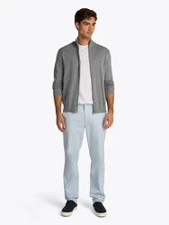 Tommy Hilfiger Strickjacke ESSENTIAL COTTON ZIP THRU Grau/Hellgrau/Dunkelgrau