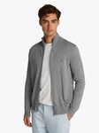 Tommy Hilfiger Strickjacke ESSENTIAL COTTON ZIP THRU Grau/Hellgrau/Dunkelgrau