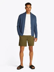 Tommy Hilfiger Strickjacke ESSENTIAL COTTON ZIP THRU Hellblau/Dunkelblau/Blau