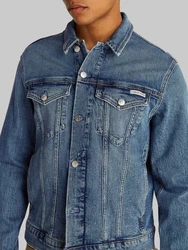 Calvin Klein Jeans Jeansjacke SLIM DENIM JACKET dunkelblau/blue