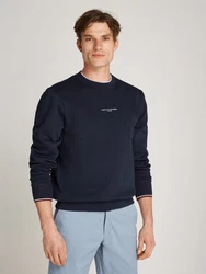 Tommy Hilfiger Sweatshirt SMALL TOMMY LOGO CREWNECK Dunkelblau