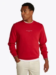 Sweatshirt SMALL TOMMY LOGO CREWNECK