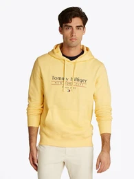 Hoodie HILFIGER CENTER STACK HOODY mit groem mehrfarbigen Print