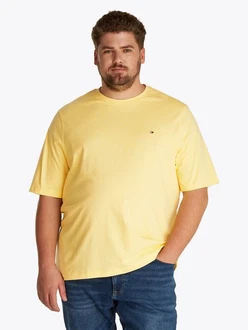 Tommy Hilfiger T-Shirt BT-ESSENTIAL REG FIT SOLID TEE-B Gelb Tommy Hilfiger T-Shirt BT-ESSENTIAL REG FIT SOLID TEE-B Gelb