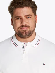Tommy Hilfiger Poloshirt BT-PLACKET INTEREST REG POLO-B Weiß/Creme
