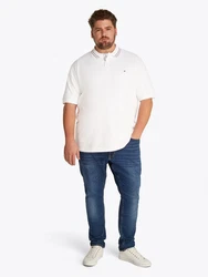 Tommy Hilfiger Poloshirt BT-PLACKET INTEREST REG POLO-B Weiß/Creme
