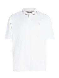 Tommy Hilfiger Poloshirt BT-PLACKET INTEREST REG POLO-B Weiß/Creme