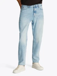 Tommy Jeans Gerade Jeans Isaac Relaxed Tapered Hellblau/Blau