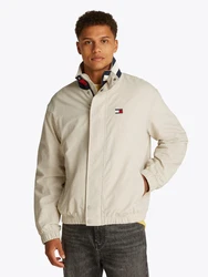 Tommy Jeans Allwetterjacke TJM DNA COLLAR ESS JACKET Khaki/Beige