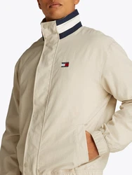 Tommy Jeans Allwetterjacke TJM DNA COLLAR ESS JACKET Khaki/Beige
