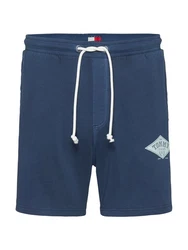 Tommy Jeans Sweatshorts TJM REG VARSITY GRAPHICS SHORT Blau/Dunkelblau/Hellblau