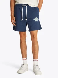 Tommy Jeans Sweatshorts TJM REG VARSITY GRAPHICS SHORT Blau/Dunkelblau/Hellblau