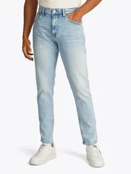 Tommy Jeans Slim-fit Jeans Austin Slim Tapered Hellblau/Blau