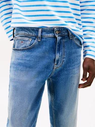 Tommy Jeans Slim-fit Jeans Austin Slim Tapered Hellblau/Blau