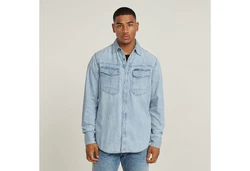 G-STAR Jeanshemd Dakota Slim Hellblau/Blau