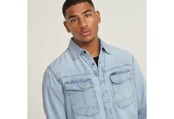 G-STAR Jeanshemd Dakota Slim Hellblau/Blau