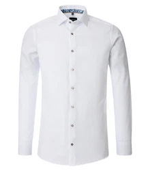 VENTI Businesshemd Kent Modern Fit Creme/Weiß/Hellblau/Grau