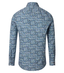 VENTI Businesshemd Print Blau/Hellblau