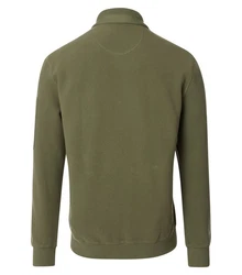 CASAMODA Outdoorjacke Sweatjacke Dunkelgrün/Khaki/Grün