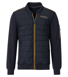 CASAMODA Outdoorjacke Sweatjacke Hellblau/Dunkelblau/Grau
