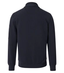 CASAMODA Outdoorjacke Sweatjacke Hellblau/Dunkelblau/Grau