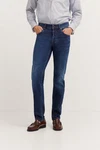 bugatti 5-Pocket Jeans Blau/Dunkelblau