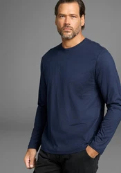 Man's World Langarmshirt Dunkelgrün/Dunkelblau/Türkis