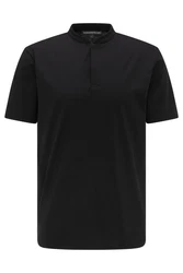 Drykorn Poloshirt T-Shirt Schwarz/Dunkelblau