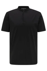 Drykorn Poloshirt T-Shirt Schwarz/Dunkelblau