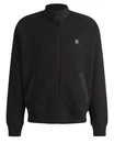 HUGO Sweatjacke Diwano Schwarz/Dunkelgrau