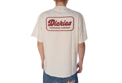 Dickies T-Shirt Lewistown Beige/Weiß
