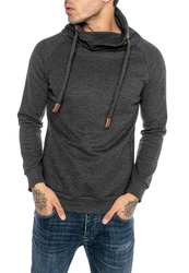 RedBridge Sweatshirt mit Schalkragen Dunkelgrau/Grau