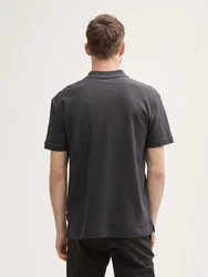 TOM TAILOR Poloshirt Jersey Dunkelgrau/Hellgrau/Grau