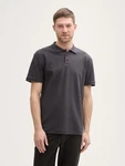 TOM TAILOR Poloshirt Jersey Dunkelgrau/Hellgrau/Grau