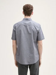 TOM TAILOR Hemd Grau/Dunkelblau/Hellgrau