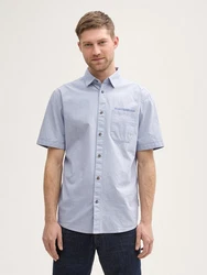 TOM TAILOR Hemd Hellblau/Blau/Grau