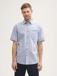 TOM TAILOR Hemd Hellblau/Blau/Grau