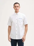 TOM TAILOR Hemd Weiß/Creme/Grau/Hellblau