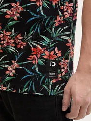TOM TAILOR Poloshirt Piqu mit Muster Hellblau/Grün/Dunkelgrün/Rot/Schwarz