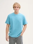 TOM TAILOR Denim T-Shirt Relaxed Fit Hellblau/Blau/Türkis
