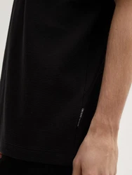 TOM TAILOR Denim T-Shirt Relaxed Fit Schwarz