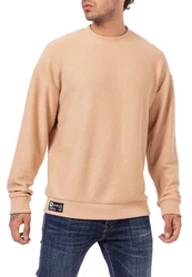 RedBridge Herren Pullover Sweatshirt Beige