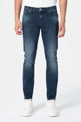 Miracle of Denim 5-Pocket Jeans Cornell Regular Weiß/Schwarz/Creme/Lila