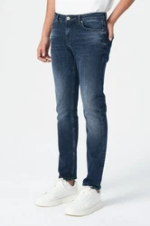 Miracle of Denim 5-Pocket Jeans Cornell Regular Weiß/Schwarz/Creme/Lila