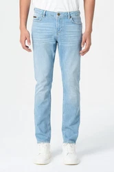 Miracle of Denim 5-Pocket Jeans Cornell Regular Hellblau/Creme/Weiß